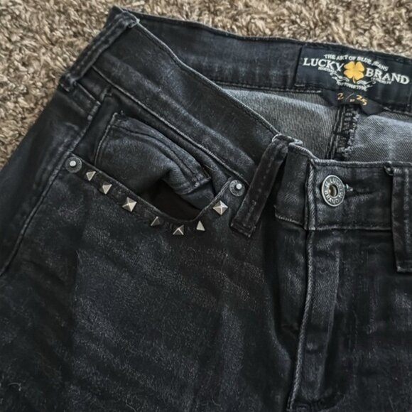 Lucky Brand 2/26 R Black Charlie Skinny - Picture 5 of 11